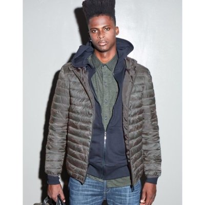 jaqueta masculina de nylon